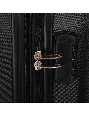 5998961 SET 2/TROLLEY ABS 55 EXP -70CM.4R.RIGA AZUL NEGRO