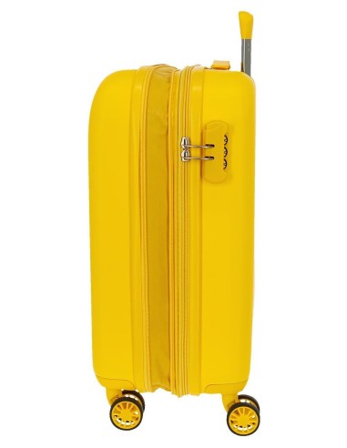 5998967 SET 2/TROLLEY ABS 55 EXP -70CM.4R.RIGA AMARILLO