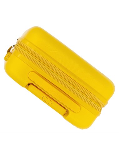 5998967 SET 2/TROLLEY ABS 55 EXP -70CM.4R.RIGA AMARILLO