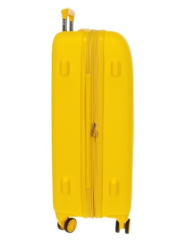 5998967 SET 2/TROLLEY ABS 55 EXP -70CM.4R.RIGA AMARILLO