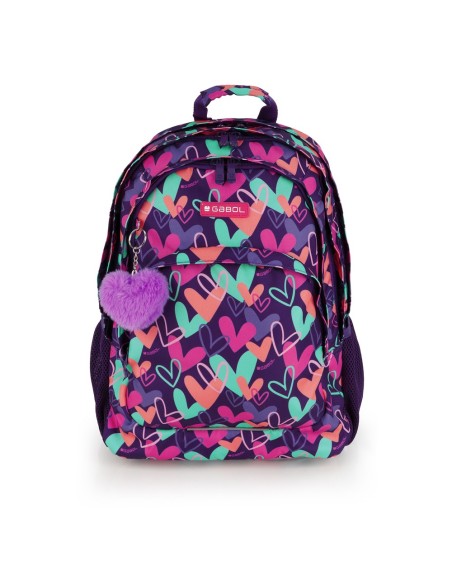 Mochila Tres Compartimentos Escolar Gabol Kokoro Mochilas...