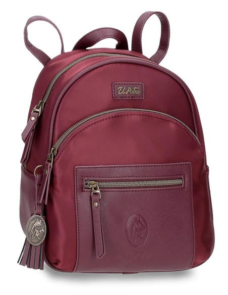 5262023 MOCHILA 25 CM EL POTRO LANA BURDEOS 5262023 MOCHILA 25 CM EL POTRO LANA BURDEOS