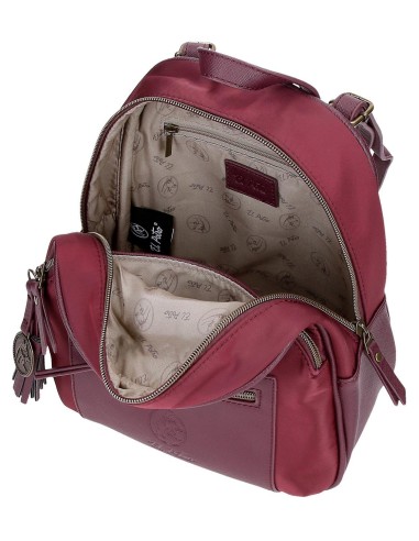 5262023 MOCHILA 25 CM EL POTRO LANA BURDEOS