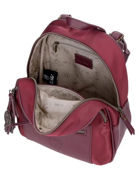 5262023 MOCHILA 25 CM EL POTRO LANA BURDEOS 5262023 MOCHILA 25 CM EL POTRO LANA BURDEOS