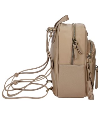 5262022 MOCHILA 25 CM EL POTRO LANA BEIGE 2