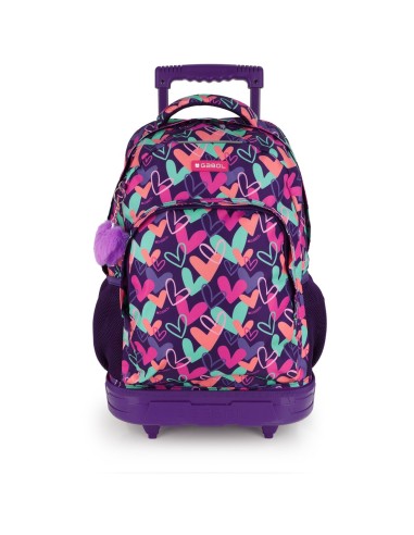 Mochila 2 Ruedas Carro Fijo Gabol Kokoro Mochilas Escolar...