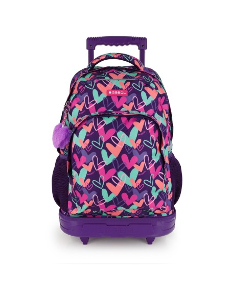 Mochila 2 Ruedas Carro Fijo Gabol Kokoro Mochilas Escolar...
