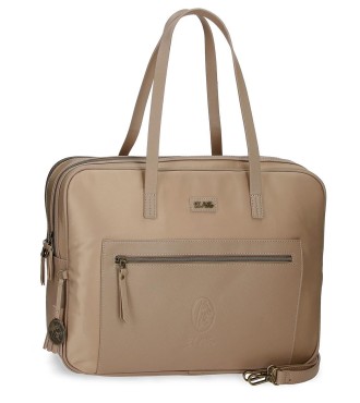 5266622 PORTAORDENADOR .ADAP. 2C. EL POTRO LANA BEIGE