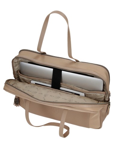 5266622 PORTAORDENADOR .ADAP. 2C. EL POTRO LANA BEIGE