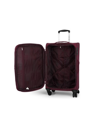 Maleta Trolley Mediana Gabol Cloud Burdeos Maletas Median...