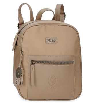 5262122 MOCHILA 28CM EL POTRO LANA BEIGE