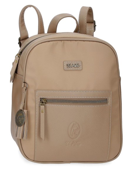 5262122 MOCHILA 28CM EL POTRO LANA BEIGE 5262122 MOCHILA 28CM EL POTRO LANA BEIGE