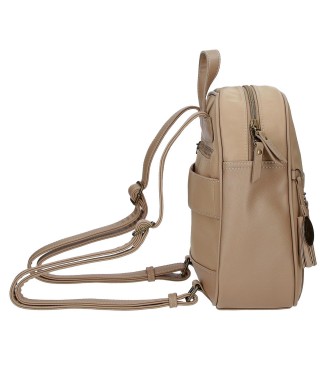 5262122 MOCHILA 28CM EL POTRO LANA BEIGE 2