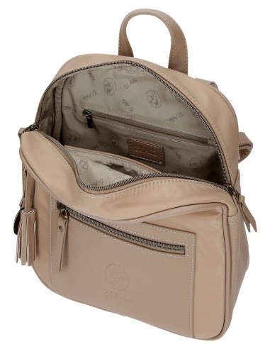 5262122 MOCHILA 28CM EL POTRO LANA BEIGE