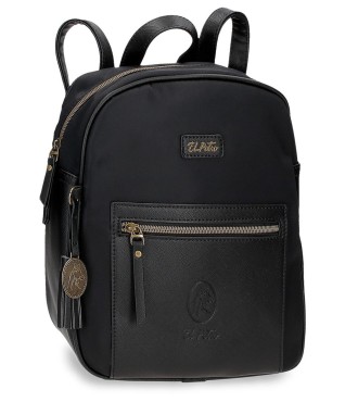 5262121 MOCHILA 28CM EL POTRO LANA NEGRO