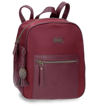 5262123 MOCHILA 28CM EL POTRO LANA BURDEOS