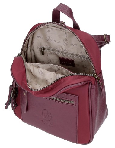 5262123 MOCHILA 28CM EL POTRO LANA BURDEOS