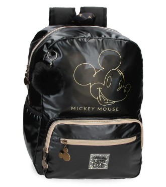 3472322 MOCHILA 42CM. MICKEY OUTLINE NEGRO