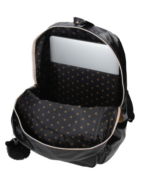 3472322 MOCHILA 42CM. MICKEY OUTLINE NEGRO