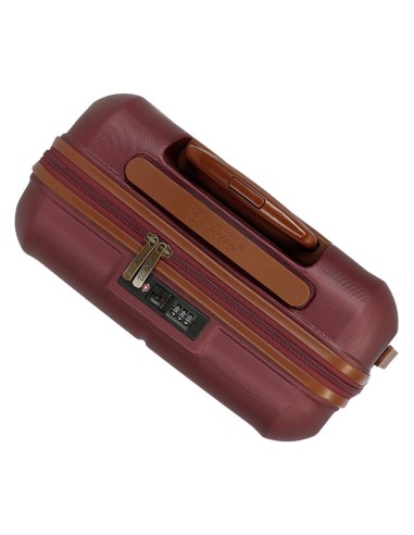 5128724 TROLLEY ABS 55CM.4R. OCURI ROJO