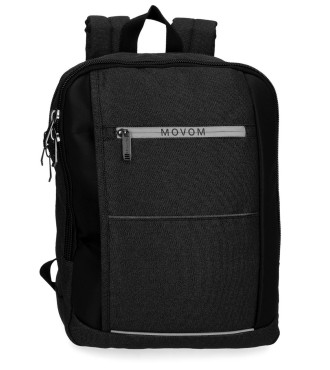 5172222 MOCHILA PORTAORD.36CM. MOVOM TRIMMED NEGRO
