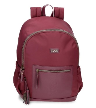 5262323 MOCHILA 40CM.EL POTRO LANA BURDEOS