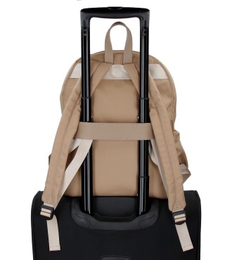 5262322 MOCHILA 40CM.EL POTRO LANA BEIGE 2