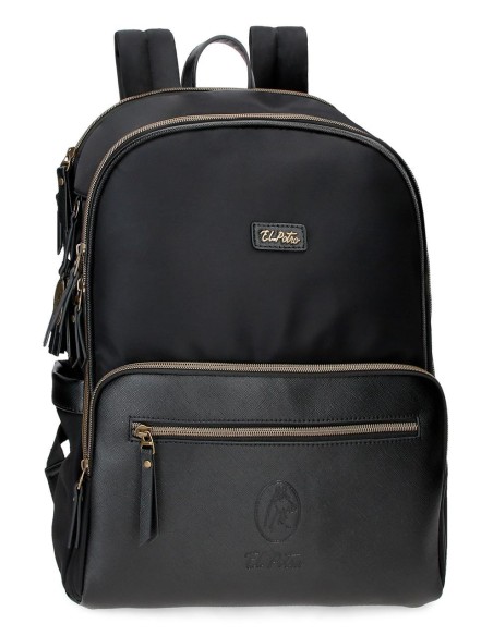 5262421 MOCHILA .EL POTRO LANA NEGRO