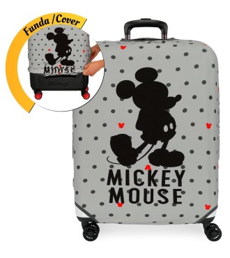 3736861 * FUNDA NEOPRENO TROLLEY GRANDE MICKEY GRIS