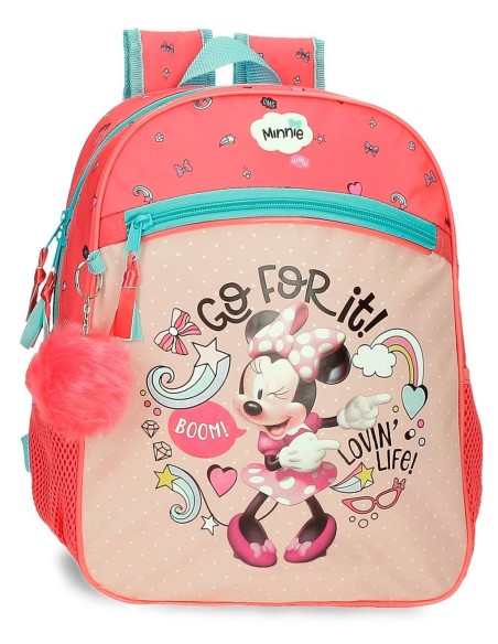 4722221 MOCHILA 33CM. MINNIE LOVIN LIFE