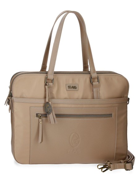 5266022 PORTAORDENADOR ADAP.EL POTRO LANA BEIGE 5266022 PORTAORDENADOR ADAP.EL POTRO LANA BEIGE