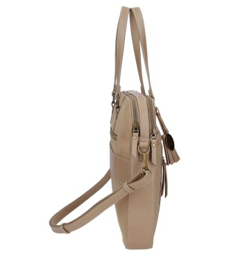 5266022 PORTAORDENADOR ADAP.EL POTRO LANA BEIGE 2