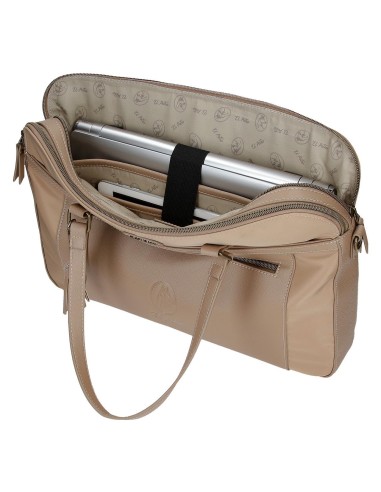 5266022 PORTAORDENADOR ADAP.EL POTRO LANA BEIGE