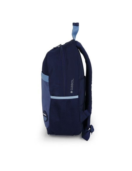 Mochila Escolar Adaptable Gabol Whisper Azul Marino Mochi...