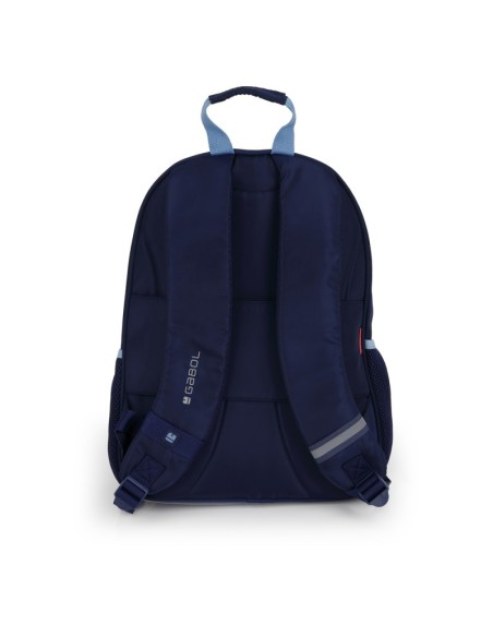 Mochila Escolar Adaptable Gabol Whisper Azul Marino Mochi...
