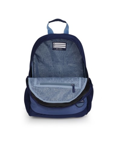Mochila Escolar Adaptable Gabol Whisper Azul Marino Mochi...
