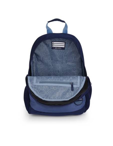 Mochila Escolar Adaptable Gabol Whisper Azul Marino Mochi...