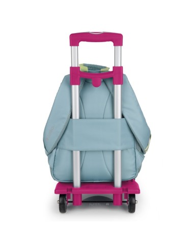 Mochila Escolar Adaptable Gabol Whisper Verde Menta Mochi...