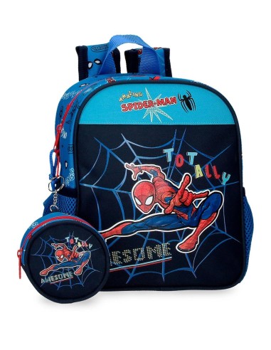 49120D1 MOCHILA ADAP. 25CM. SPIDERMAN TOTALLY AWESOME