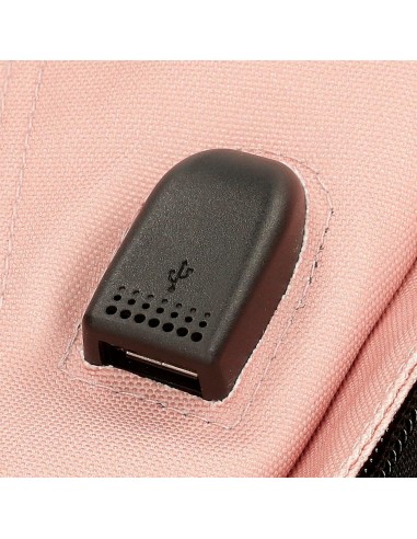 63224A3 MOCHILA PORTAORDENADOR 2C. PJL ARIS COLORFULL ROSA N