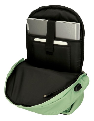63224A5 MOCHILA PORTAORDENADOR 2C. PJL ARIS COLORFULL VERDE