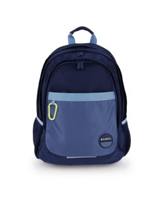 Mochila Tres Compartimentos Escolar Gabol Whisper Azul Ma...