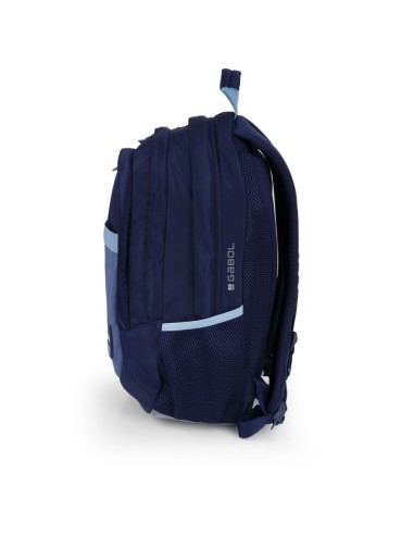 Mochila Tres Compartimentos Escolar Gabol Whisper Azul Ma...