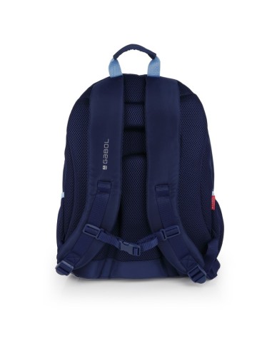 Mochila Tres Compartimentos Escolar Gabol Whisper Azul Ma...