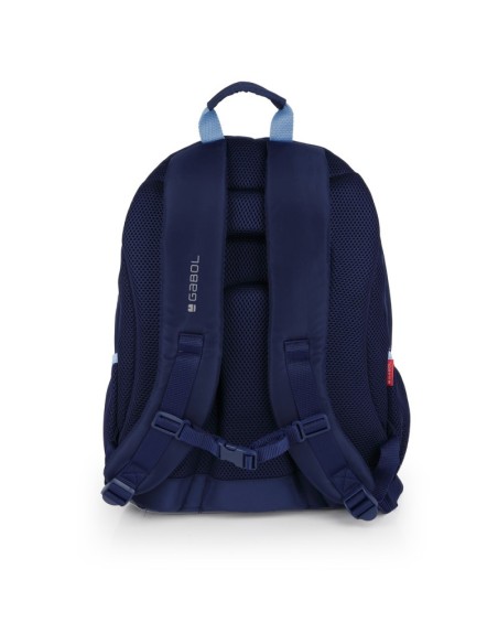 Mochila Tres Compartimentos Escolar Gabol Whisper Azul Ma...