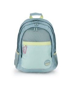 Mochila Tres Compartimentos Escolar Gabol Whisper Verde M...