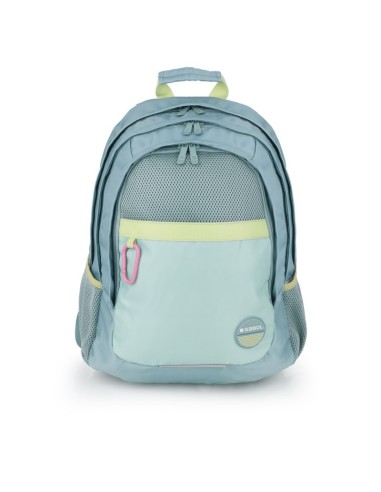 Mochila Tres Compartimentos Escolar Gabol Whisper Verde M...