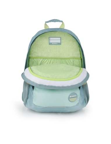 Mochila Tres Compartimentos Escolar Gabol Whisper Verde M...