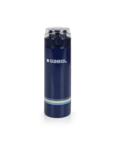 Botella Acero Inox. Infantil Gabol Whisper Azul Marino Bo...