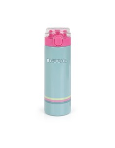 Botella Acero Inox. Infantil Gabol Whisper Verde Menta Bo...